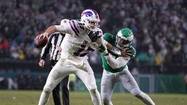 Artist Creates Josh Allen Snow Sculpture of Crucial Missed Penalty in Bills-Eagles Game