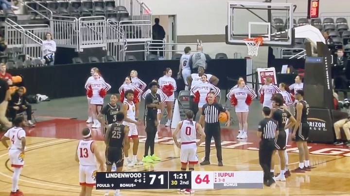 LeBron James Jersey-Wearing Fan Tries to Check Into College Basketball Game