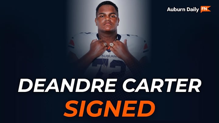 DeAndre Carter has signed with the Auburn Tigers