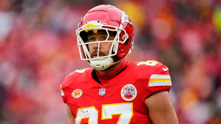 Travis Kelce Wears Nike x Stussy Before Chiefs Game