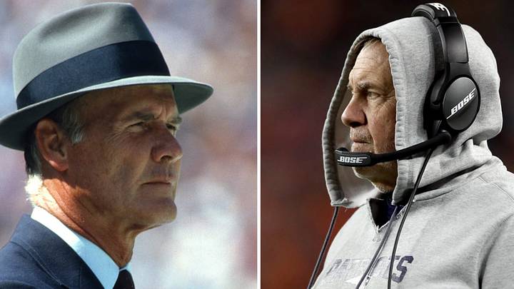 Hat vs. Hoodie: Patriots' Belichick Following Tom Landry's Awkward Exit From Cowboys?