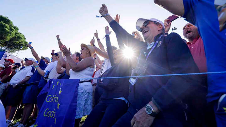 European Fans at Ryder Cup Trolled Patrick Cantlay With Hats and Paul Azinger Was Outraged