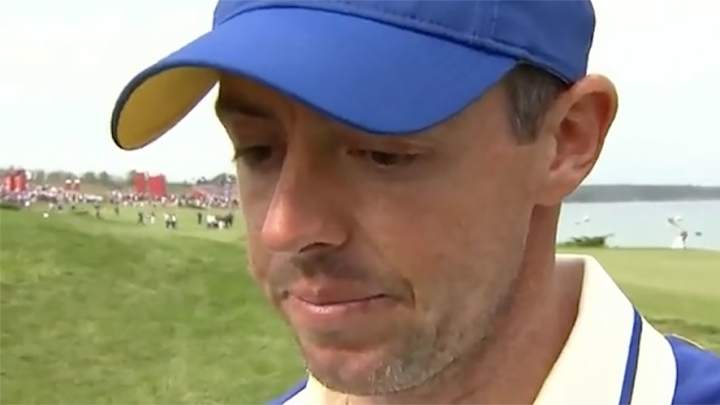 Rory McIlroy Swears, Apologizes and Chokes Back Tears During Heartfelt Ryder Cup Interview Rory McIlroy Swears, Apologizes and Chokes Back Tears During Heartfelt Ryder Cup Interview
