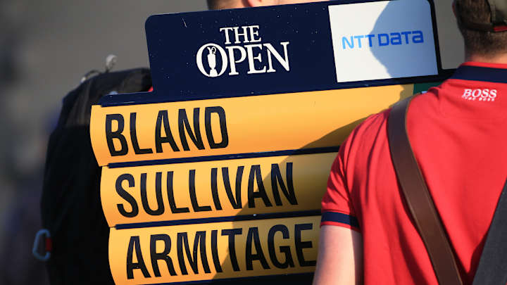 England's Richard Bland Relishes First Tee Shot to Start 2021 British Open